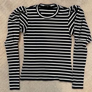 Veronica Beard Balloon Sleeve Top - Like New
